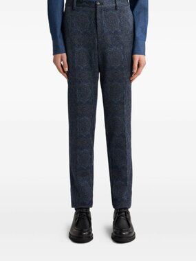 BNWT AW25 ETRO PATTERNED JACQUARD TAILORED PANTS 52